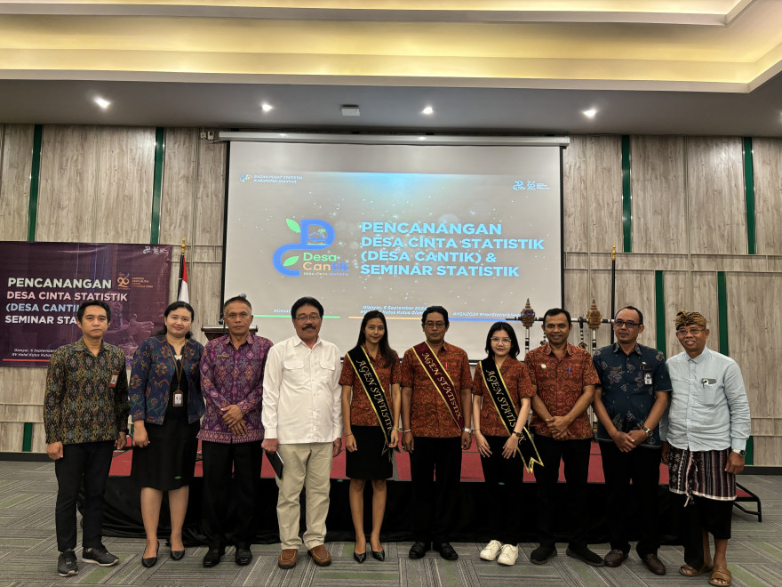 Pencanangan Desa Melinggih sebagai Desa Cinta Statistik (Desa Cantik)